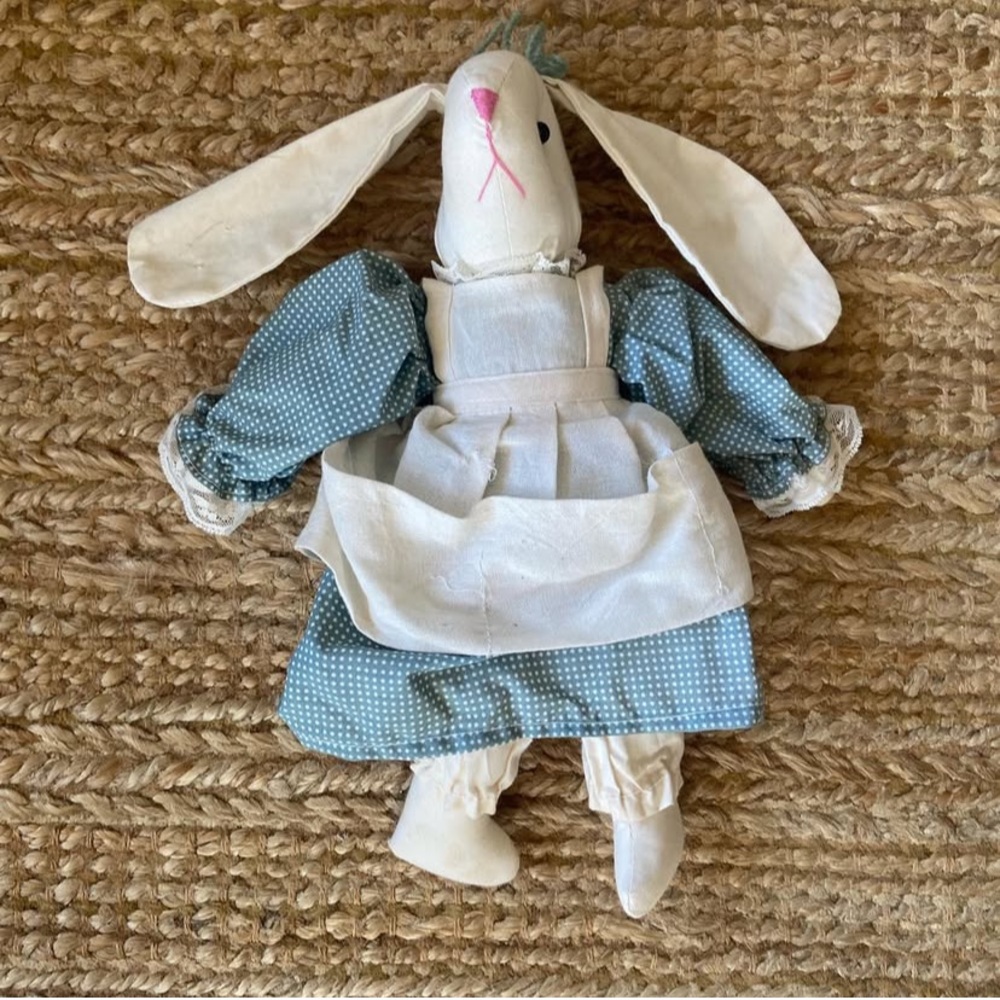 Primitive style, bunny doll